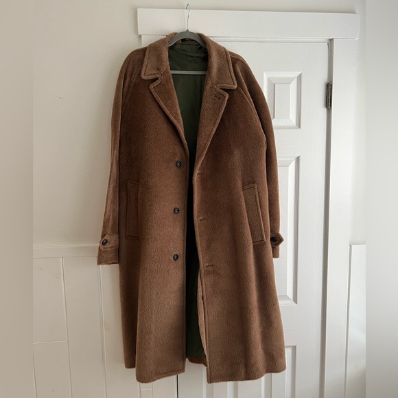 ITALIAN ALPACA BALMACAAN IN BROWN XL - Picture 3 of 6